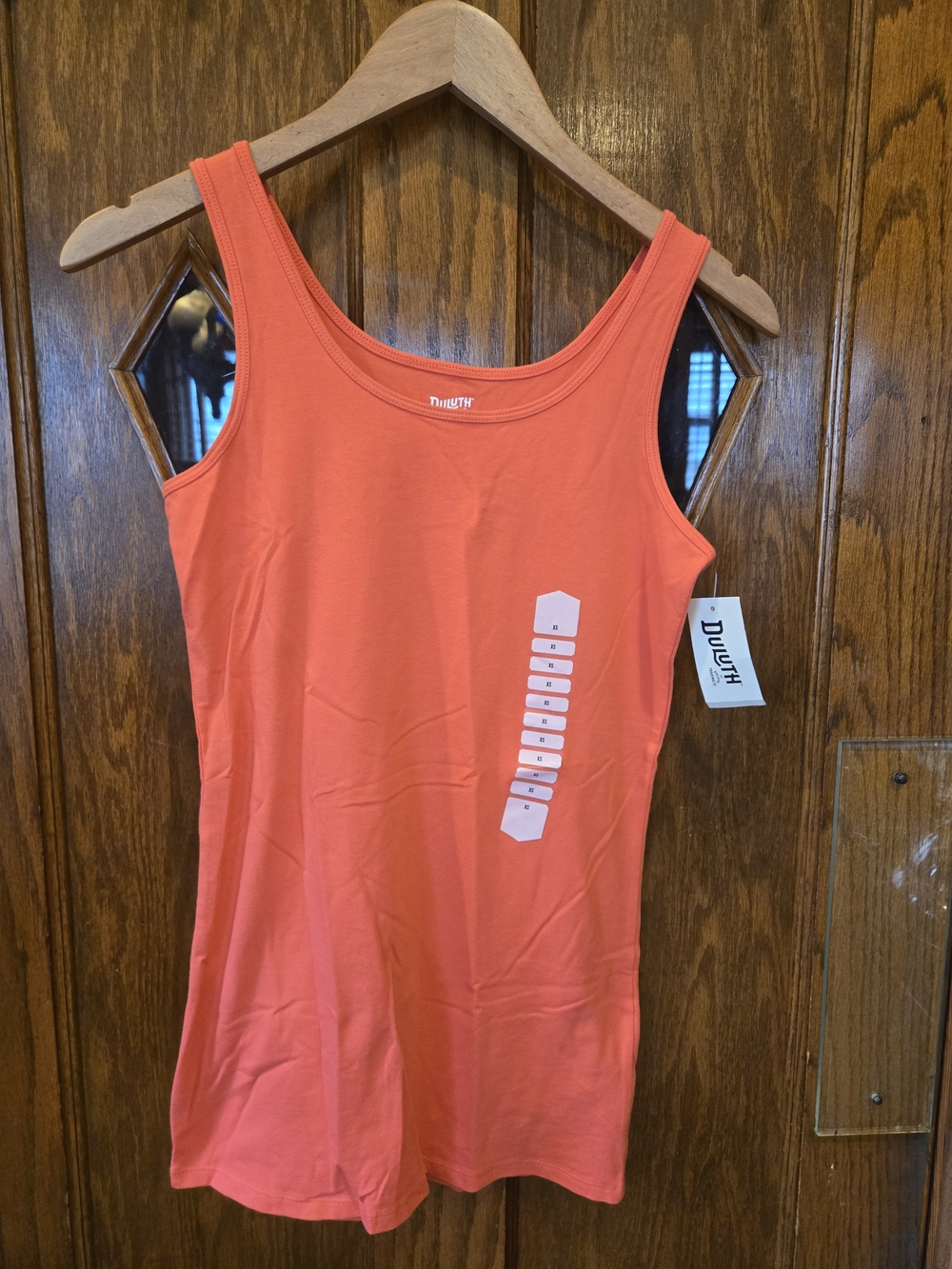 Duluth Trading Co Coral Scoop Neck Tank XSMALL